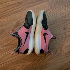Pink Nike sneakers